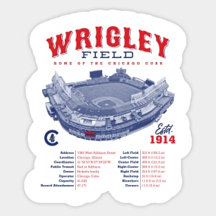 Wrigley Field Sticker